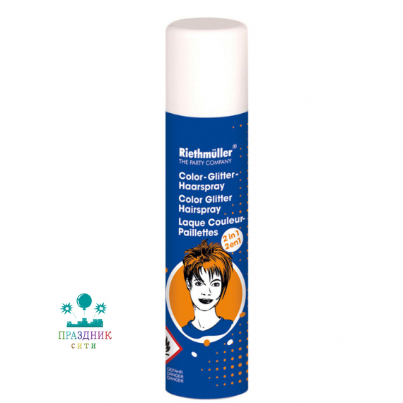 СПРЕЙ КРАСКА д/волос ассорти блеск100мл/А 1/10