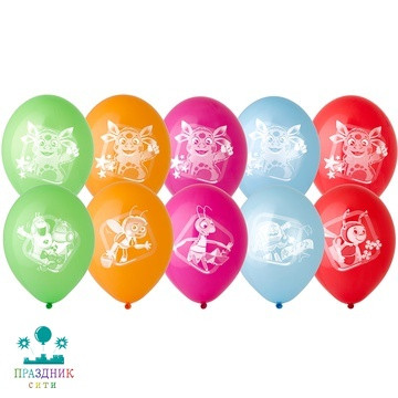 НАБОР ШАРОВ 14" Лунтик 5шт