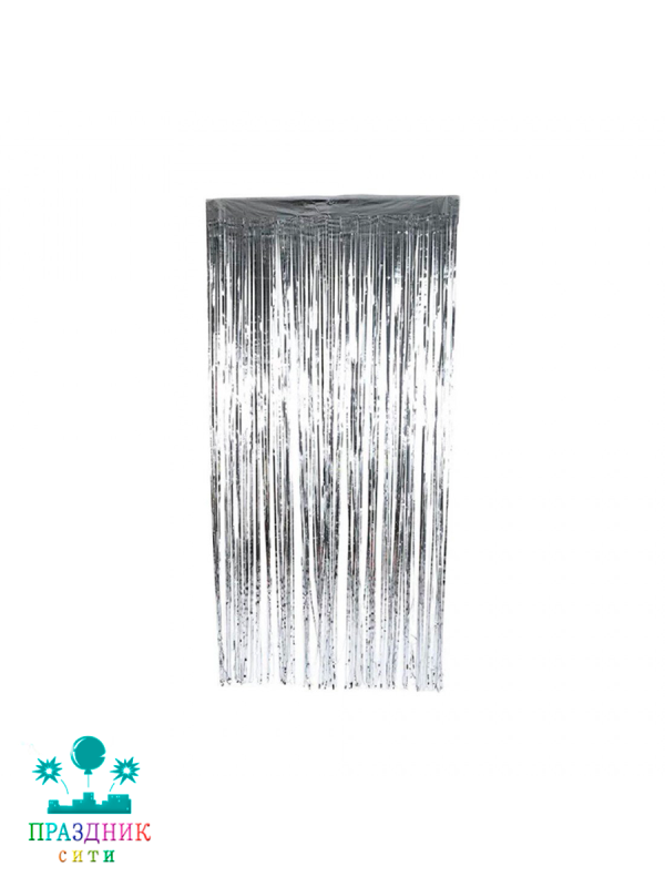 ДОЖДИК из фольги серебро 1м