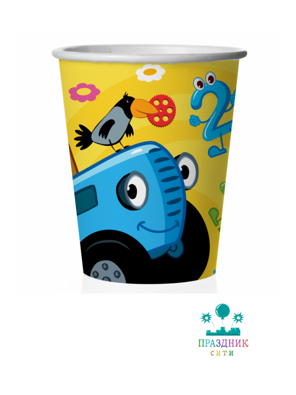 СТАКАН Синий Трактор 6шт