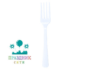 ВИЛКА пласт Frosty White