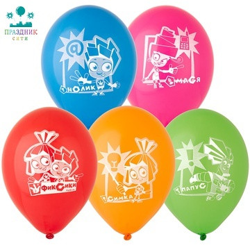 НАБОР ШАРОВ 12" Фиксики 5шт