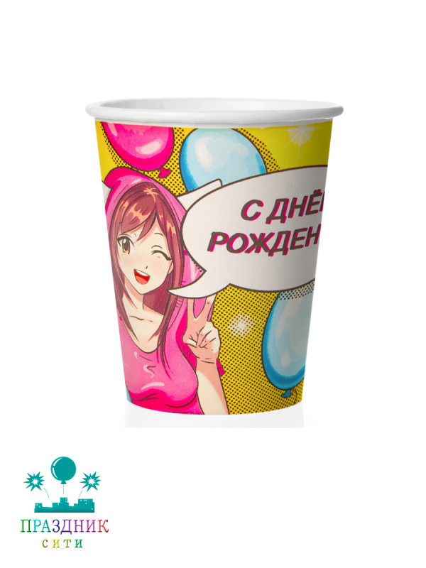 СТАКАН Аниме 6 шт