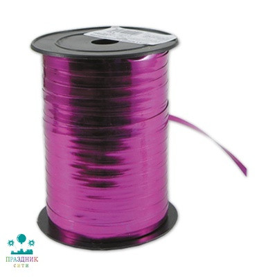 ЛЕНТА металлизир 5ммХ230м малиновая