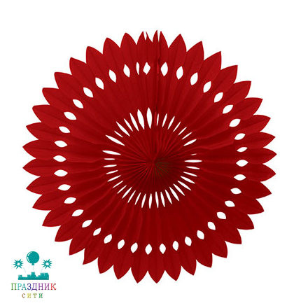 ФАНТ бумажный красный 40см