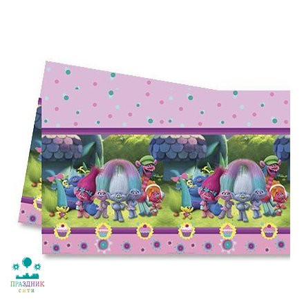 СКАТЕРТЬ п/э Тролли 1,2х1,8м/P