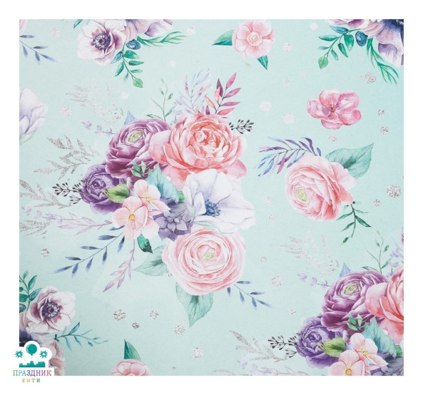 БУМАГА Нежность, глянцевая, 60 × 90 см
