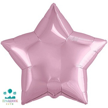 ШАР (Фольга) Р Б/РИС ЗВЕЗДА 18 in Пастель Pink