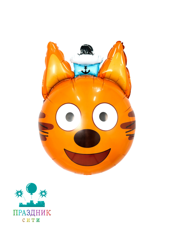 ШАР (Фольга) ФИГУРА 60 in Три Кота Голова Коржик