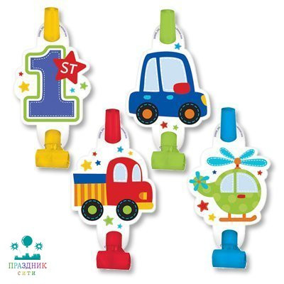 ЯЗЫК ГУДОК 1-й ДР Мальчик 8шт