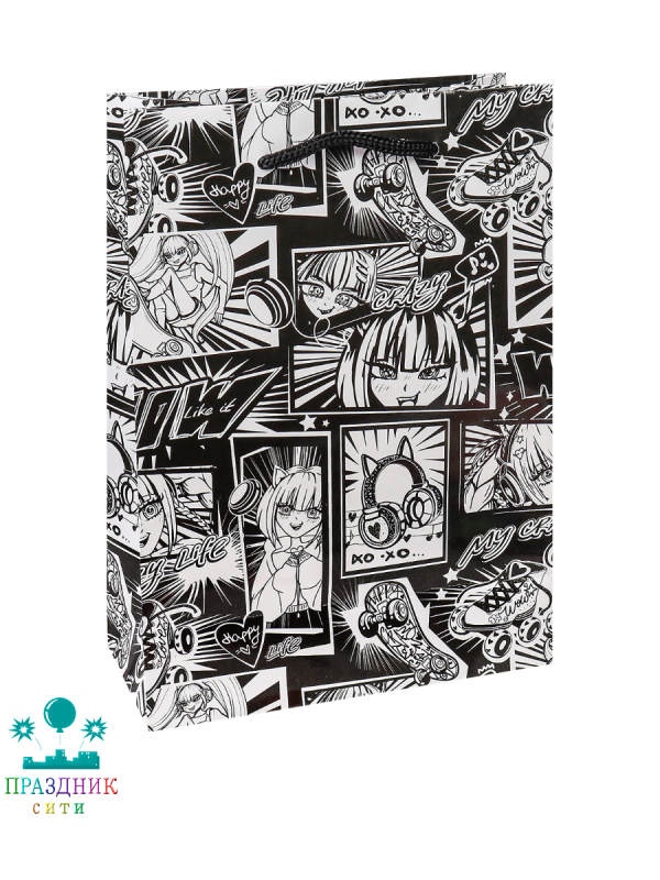 ПАКЕТ Комиксы 18x23x8 см