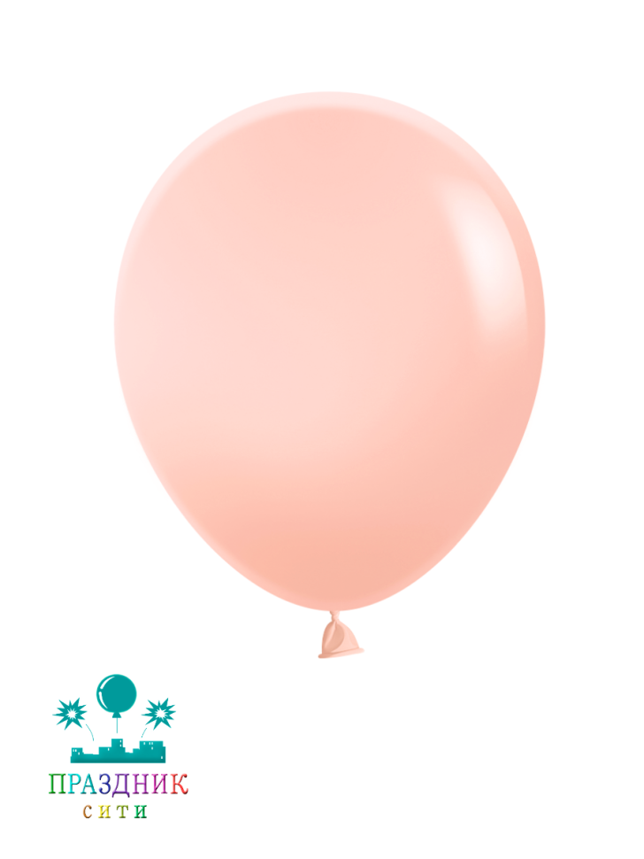 ШАР (латекс) 12" Оранжевый коралл, макарунс