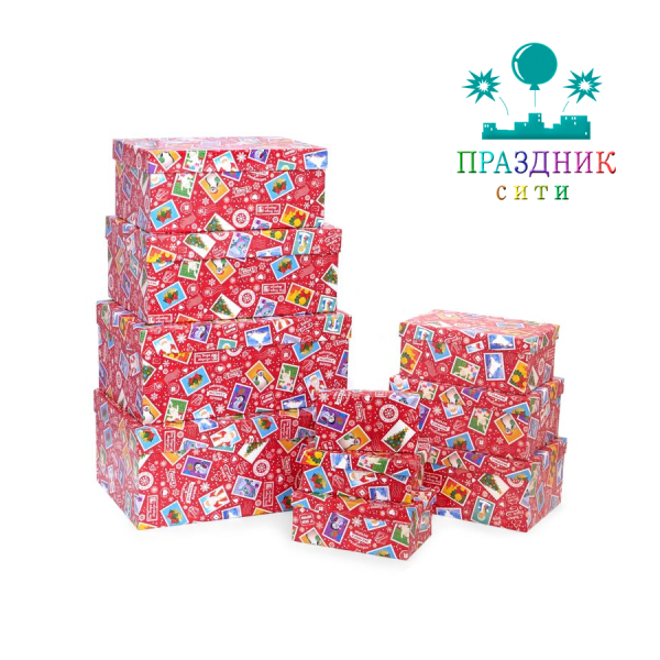 КОРОБКА почта Деда Мороза, 19х13х8