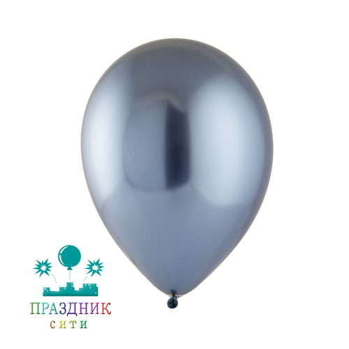 ШАР (латекс) Э 12" Хром Сатин Лазурь