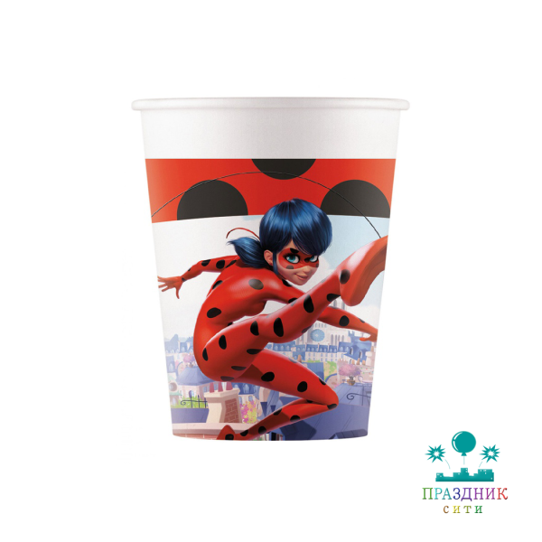 СТАКАН Леди Баг 8шт