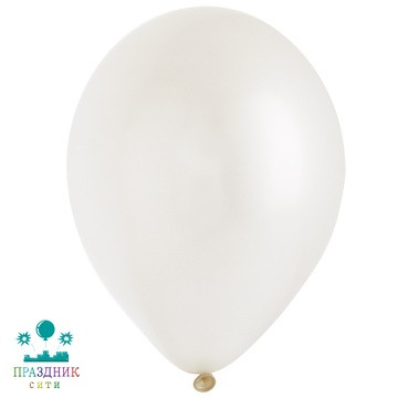 ШАР (латекс) Е 12" Металлик White