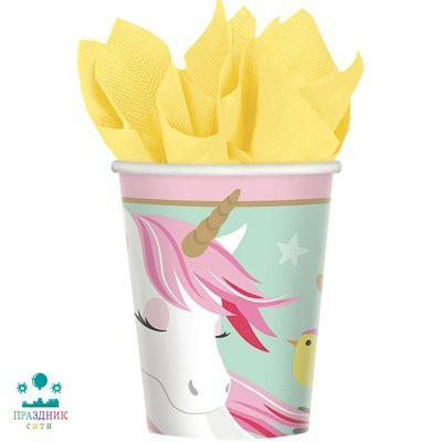 СТАКАН Единорог Нежный 8шт