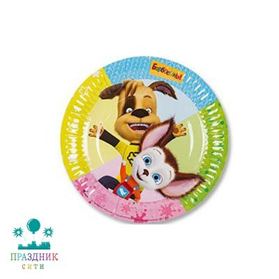 ТАРЕЛКА Барбоскины 17см 6шт/G