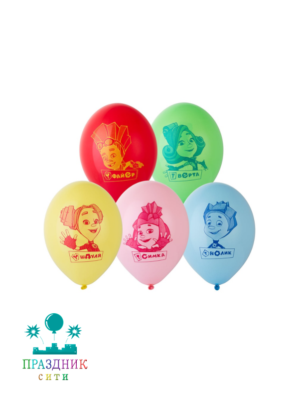 ШАР с рисунком 14" Фиксики Комиксы