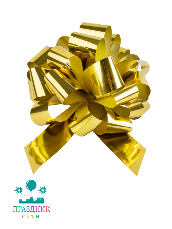 БАНТ ШАР 36см Металлик, Золото