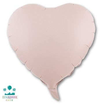 ШАР (Фольга) К Б/РИС СЕРДЦЕ 18 in Пастель Pink