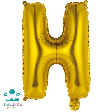 ШАР (Фольга) К БУКВА Н Gold