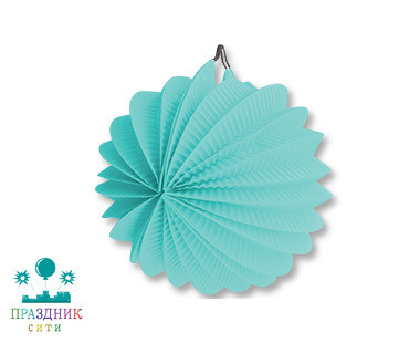 ФОНАРИК бум круглый голубой 25см