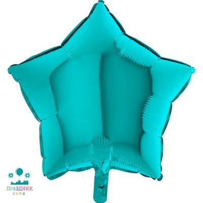 ШАР (Фольга) К Б/РИС ЗВЕЗДА 18 in Металлик Teal