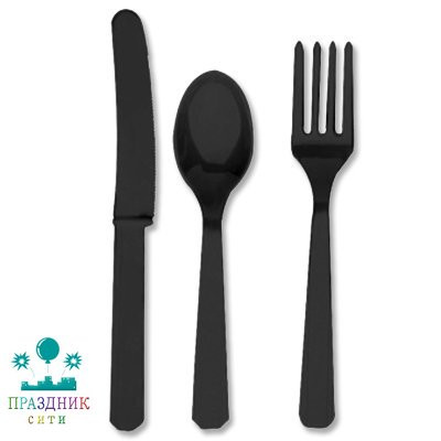 СТОЛОВЫЕ ПРИБОРЫ пл Black