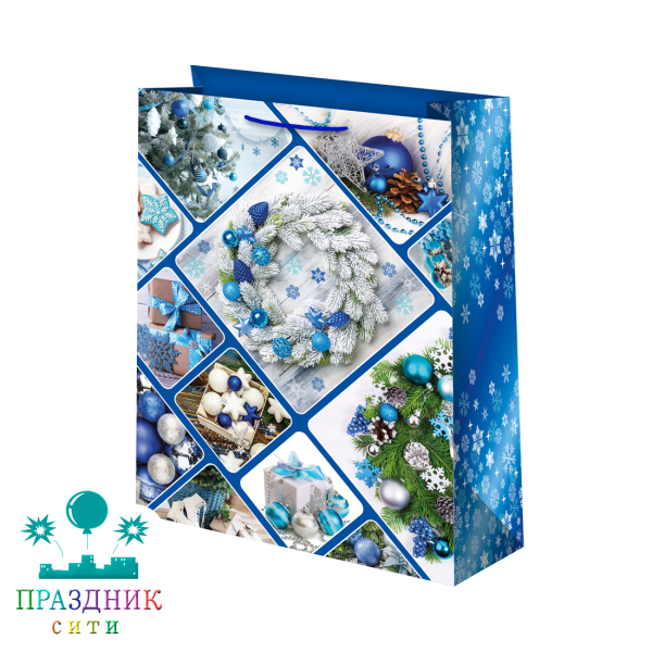 ПАКЕТ подарочный НГ 41х56 см