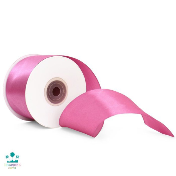 ЛЕНТА атлас 5,0 см розово-фиолетовая