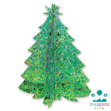 ЕЛКА НАСТОЛ гологр 30см