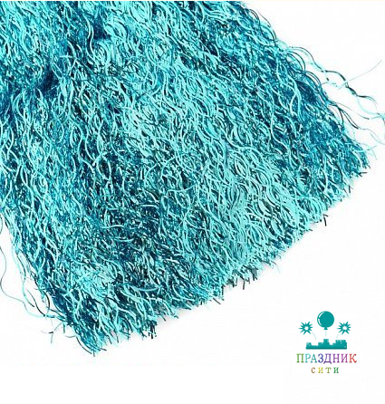 ДОЖДИК из фольги Волна синий 0,5м