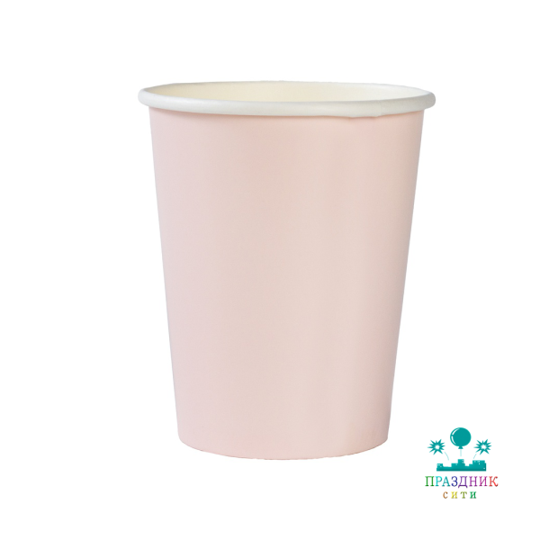 СТАКАН Пастель розовый 6шт