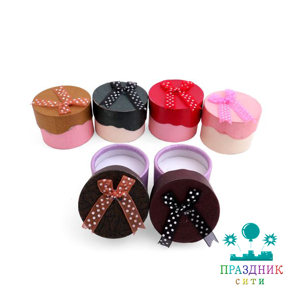 КОРОБКА Ассорти круг, Горох, H5хD3,5см