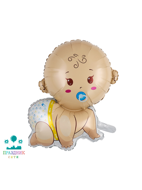 ШАР (Фольга) К ФИГУРА 45 in Малыш мальчик ползающий