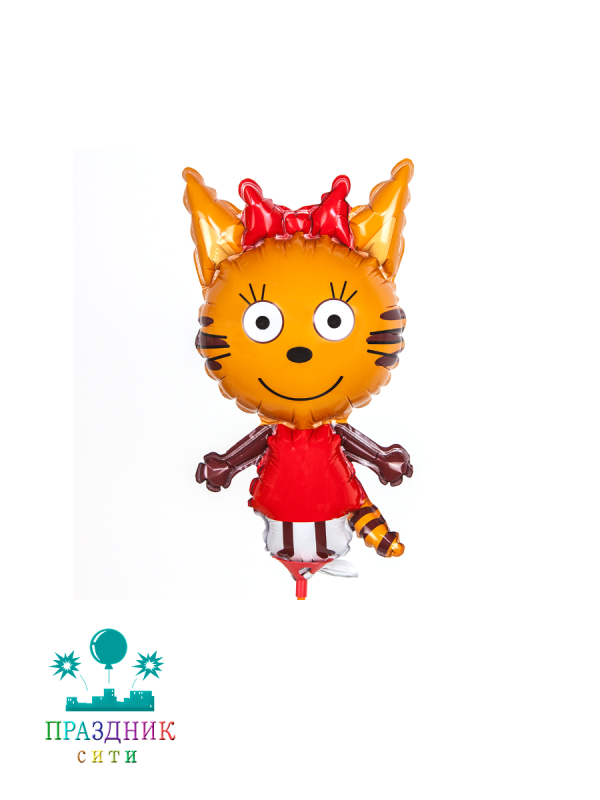 ШАР (Фольга) Мини ФИГУРА Три Кота Карамелька