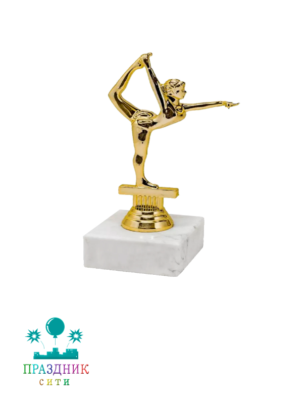 ФИГУРКА Гимнастка на постаменте 14см