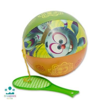 ИГРУШКА НАДУВНАЯ Мяч с лаптой Смешар Легенда