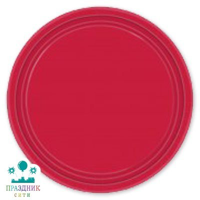 ТАРЕЛКА Apple red 17см 8шт