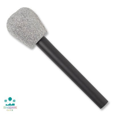 МИКРОФОН пластик блеск