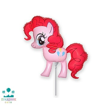 ШАР (Фольга) Мини ФИГУРА Пони розовый