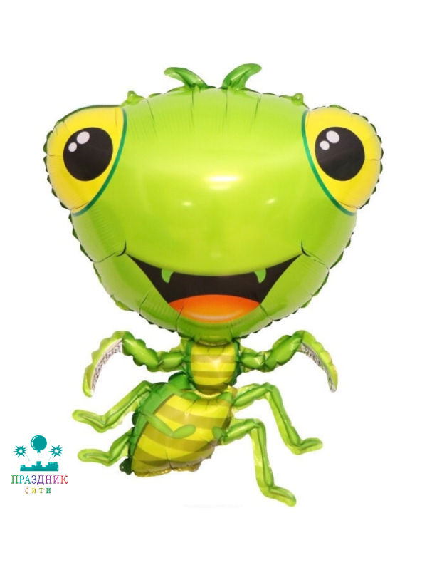 ШАР (Фольга) ФИГУРА 40 in Cчасчастливый Кузнечик