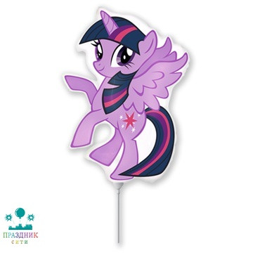 ШАР (Фольга) Мини ФИГУРА Пони фиолетовый