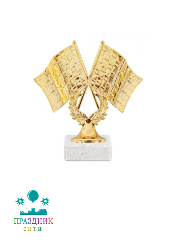 ФИГУРКА Флаги на постаменте 10см