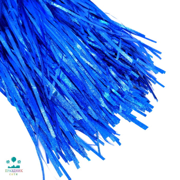 ДОЖДИК с тиснением синий 0,2х1,5 м