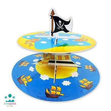 СТОЙКА для кексов 2 яруса МаленькийПират/G