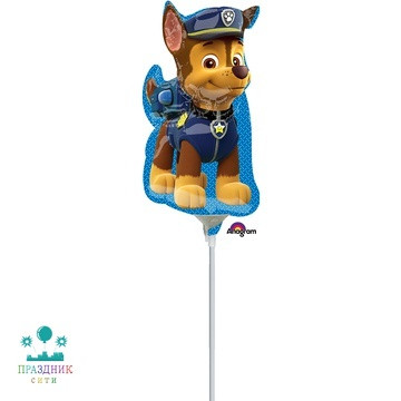 ШАР (Фольга) Мини ФИГУРА Щенячий патруль Чейз