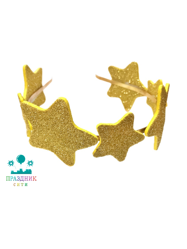 ОБОДОК Ободок Звезды золото