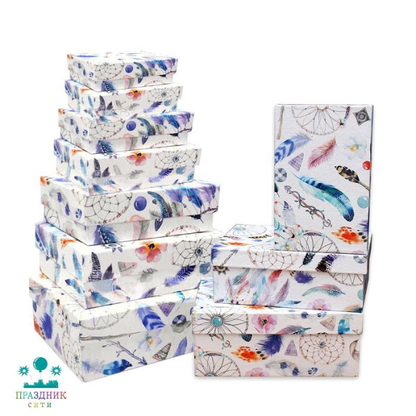 КОРОБКА Ловец снов, прямоугольная, 15,5х10х6см